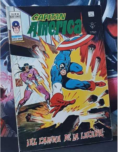 MUY BUEN ESTADO CAPITÁN AMÉRICA 30 VOL III EL CAMINO DE LA LOCURA GRAPA COMICS EDICIONES VERTICE