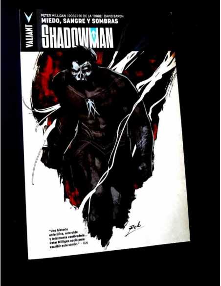 DE KIOSCO VALIANT 4 SHADOWMAN MIEDO SANGRE Y SOMBRAS ALETA TOMO