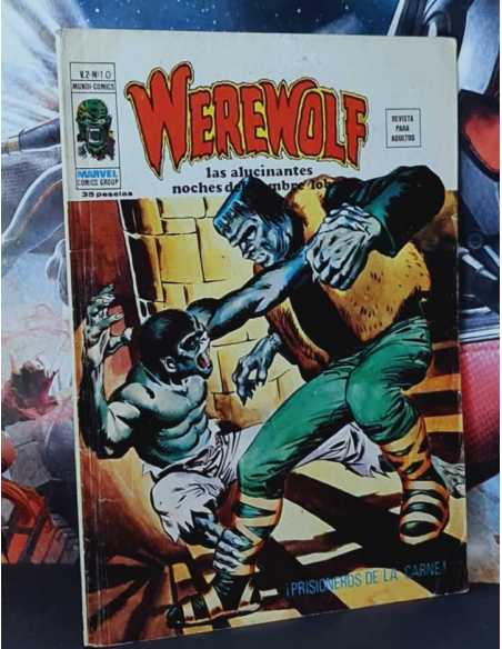 WEREWOLF 10 VOL II PRISIONEROS DE LA CARNE NORMAL ESTADO CONTRAPORTADA SIGNOS HUMEDAD GRAPA VERTICE