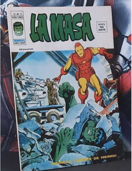 EXCELENTE ESTADO LA MASA 15 VOL III MORIRÁS HOMBRE DE HIERRO GRAPA EDICIONES VERTICE