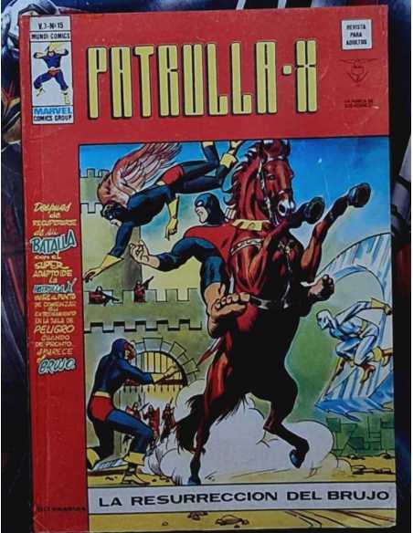 MUY BUEN ESTADO PATRULLA X 15 VOL III LA RESURRECCIÓN DEL BRUJO GRAPA EDICIONES VERTICE