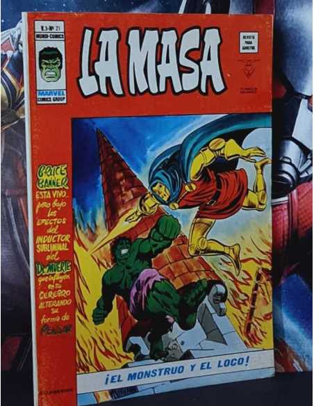 CASI EXCELENTE ESTADO LA MASA 21 VOL III EL MONSTRUO Y EL LOCO GRAPA EDICIONES VERTICE