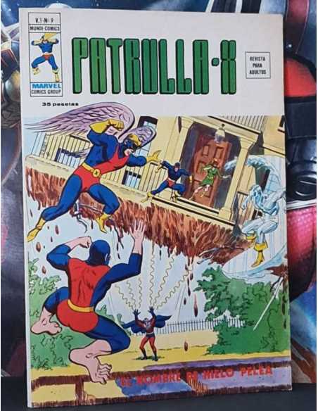 EXCELENTE ESTADO PATRULLA X 9 VOL III EL HOMBRE DE HIELO PELEA GRAPA EDICIONES VERTICE