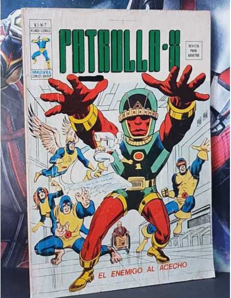 PATRULLA X 7 VOL III EL ENEMIGO AL ACECHO NORMAL ESTADO GRAPA EDICIONES VERTICE