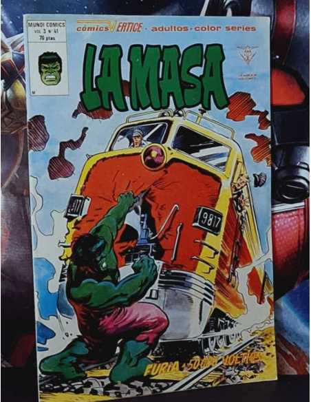 CASI EXCELENTE ESTADO LA MASA 41 VOL III FURIA A 50000 VOLTIOS GRAPA EDICIONES VERTICE