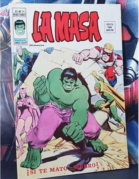 EXCELENTE ESTADO LA MASA 14 VOL III SI TE MATO MUERO GRAPA EDICIONES VERTICE