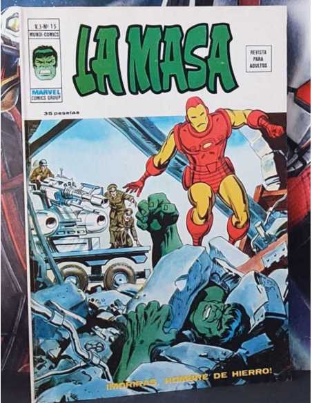 EXCELENTE ESTADO LA MASA 15 VOL III MORIRÁS HOMBRE DE HIERRO GRAPA EDICIONES VERTICE