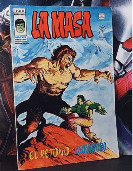 MUY BUEN ESTADO LA MASA 30 VOL III EL RETORNO DEL CARNÍVORO GRAPA EDICIONES VERTICE