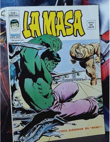 EXCELENTE ESTADO LA MASA 2 VOL III CERCO ALREDEDOR DEL RHINO GRAPA EDICIONES VERTICE