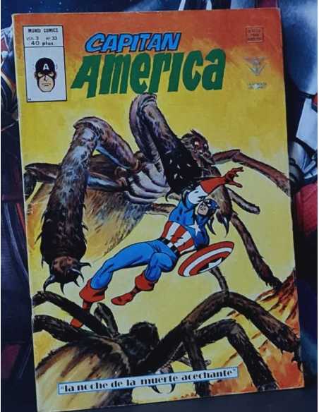 MUY BUEN ESTADO CAPITAN AMERICA 33 VOL III LA NOCHE DE LA MUERTE ACECHANTE GRAPA EDICIONES VERTICE