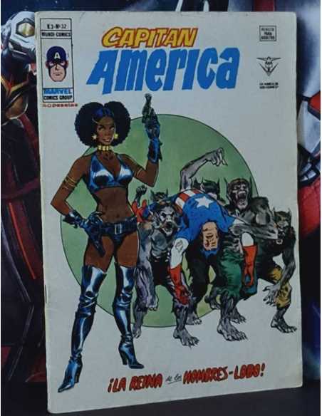 CAPITAN AMERICA 32 VOL III LA REINA DE LOS HOMBRES LOBO NORMAL ESTADO GRAPA EDICIONES VERTICE