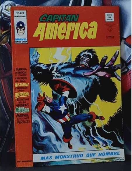 MUY BUEN ESTADO CAPITAN AMERICA 18 VOL III MÁS MONSTRUO QUE HOMBRE GRAPA EDICIONES VERTICE