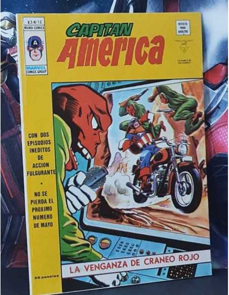 EXCELENTE ESTADO CAPITAN AMERICA 15 VOL III LA VENGANZA DE CRÁNEO ROJO GRAPA EDICIONES VERTICE