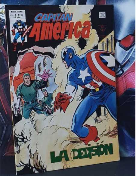 CASI EXCELENTE ESTADO CAPITAN AMERICA 36 VOL III LA DECISIÓN GRAPA EDICIONES VERTICE