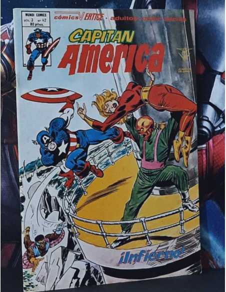 EXCELENTE ESTADO CAPITAN AMERICA 42 VOL III INFIERNO GRAPA EDICIONES VERTICE