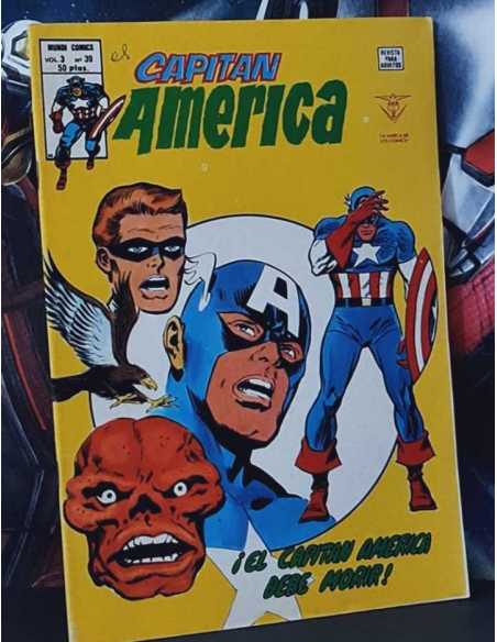 MUY NUEVO PERO BOLI EN PORTADA CAPITAN AMERICA 39 VOL III DEBE MORIR GRAPA EDICIONES VERTICE