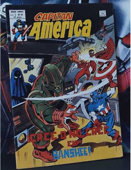 MUY BUEN ESTADO CAPITAN AMERICA 38 VOL III CRECE O NO CRECE EN BANSHEE GRAPA VERTICE