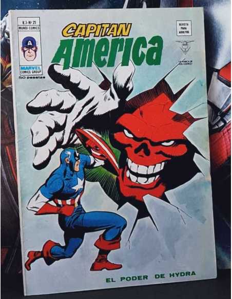 EXCELENTE ESTADO CAPITAN AMERICA 21 VOL III EL PODER DE HYDRA GRAPA EDICIONES VERTICE