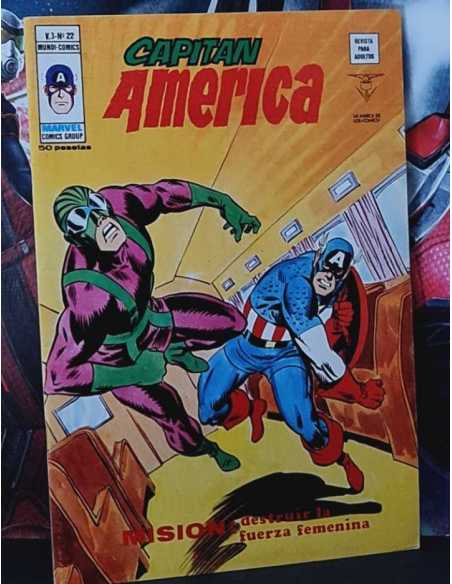 EXCELENTE ESTADO CAPITAN AMERICA 22 VOL III MISIÓN DESTRUIR LA FUERZA FEMENINA GRAPA VERTICE