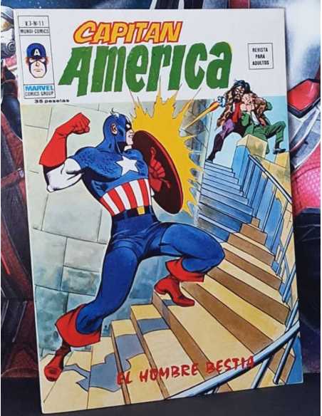 DE KIOSCO CAPITAN AMERICA 11 VOL III EL HOMBRE BESTIA GRAPA EDICIONES VERTICE