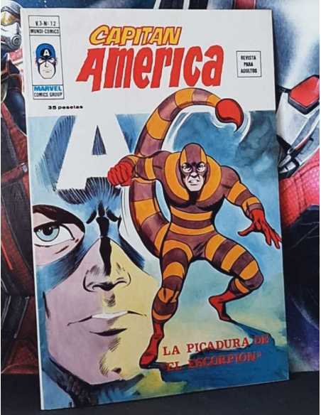 DE KIOSCO CAPITAN AMERICA 12 VOL III LA PICADURA DEL ESCORPION GRAPA EDICIONES VERTICE