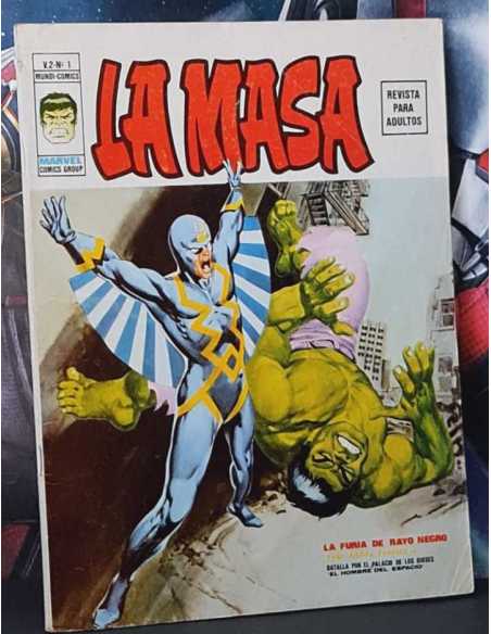 MUY BUEN ESTADO LA MASA 1 VOL II LA FURIA DE RAYO NEGRO GRAPA EDICIONES VERTICE