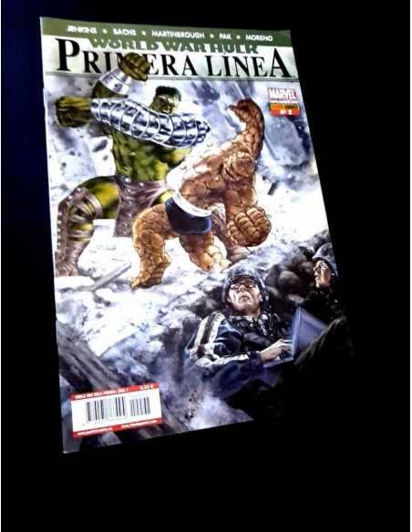 EXCELENTE ESTADO WORLD WAR HULK PRIMERA LINEA 2 PANINI COMICS GRAPA