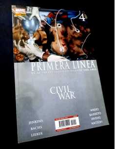CASI EXCELENTE ESTADO CIVIL WAR PRIMERA LINEA 4 PANINI...