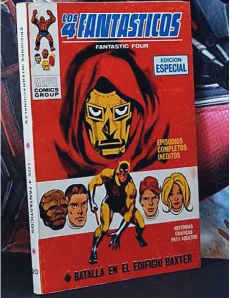 EXCELENTE ESTADO LOS 4 FANTÁSTICOS 20 BATALLA EN EL EDIFICIO BAXTER TACO EDICIONES VERTICE