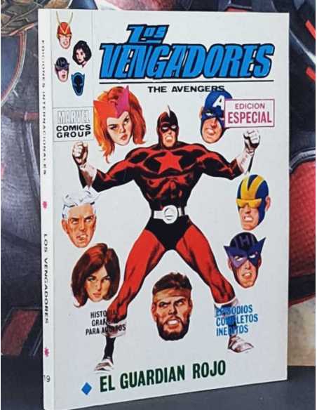 DE KIOSCO LOS VENGADORES 19 EL GUARDIÁN ROJO TACO EDICIONES INTERNACIONALES VERTICE