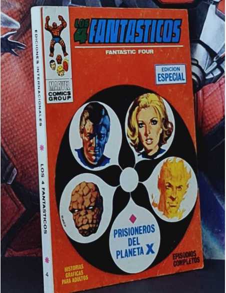 EXCELENTE ESTADO LOS 4 FANTÁSTICOS 4 PRISIONEROS DEL PLANETA X TACO EDICIONES VERTICE