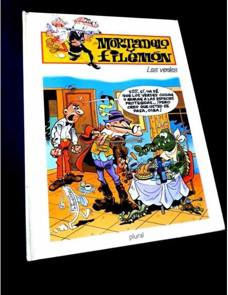 DE KIOSCO MORTADELO Y FILEMON LOS VERDES EDICION PLURAL TOMO TAPA DURA