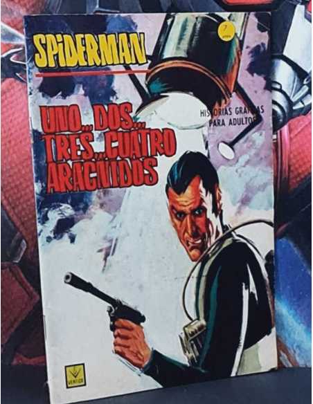 CASI EXCELENTE ESTADO SPIDERMAN 2 SPIDER GRAPA UNO DOS TRES CUATRO ARÁCNIDOS VERTICE
