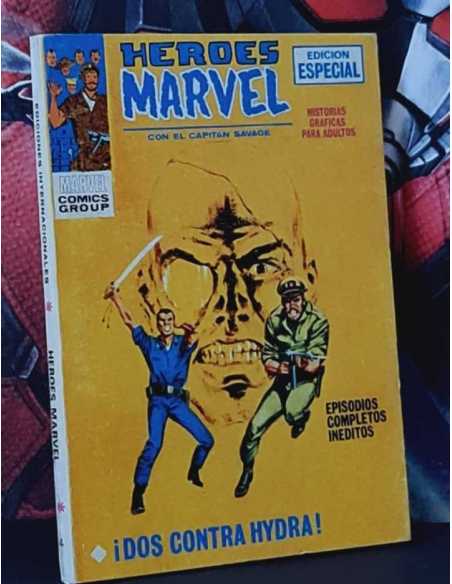 EXCELENTE ESTADO HÉROES MARVEL 4 DOS CONTRA HYDRA TACO EDICIONES INTERNACIONALES VERTICE