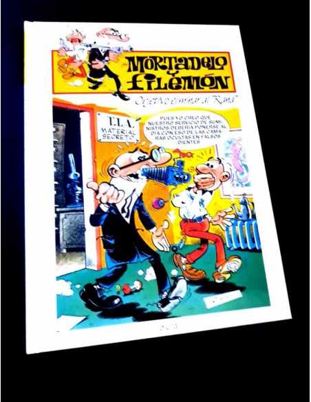 DE KIOSCO MORTADELO Y FILEMON OBJETIVO ELIMINAR AL RANA EDICION PLURAL TOMO TAPA DURA