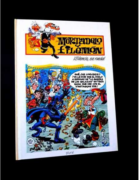 EXCELENTE ESTADO MORTADELO Y FILEMON SILENCIO SE RUEDA EDICION PLURAL TOMO TAPA DURA