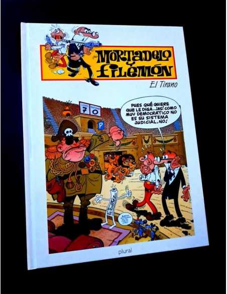EXCELENTE ESTADO MORTADELO Y FILEMON EL TIRANO EDICION PLURAL TOMO TAPA DURA