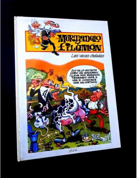 EXCELENTE ESTADO MORTADELO Y FILEMON LAS VACAS CHALADAS EDICION PLURAL TOMO TAPA DURA