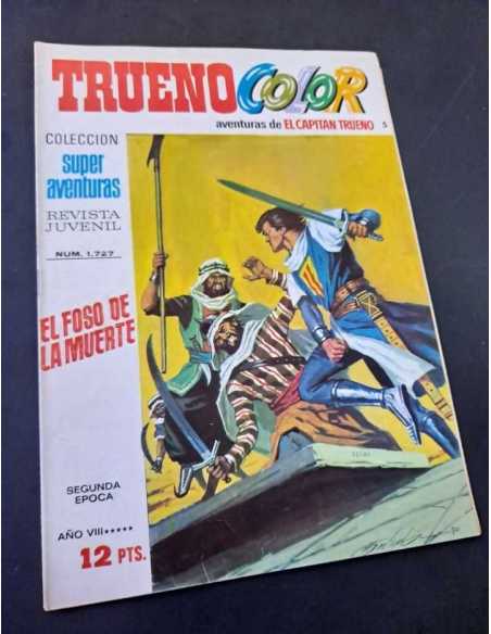 MUY BUEN ESTADO COLECCION SUPER AVENTURAS 1727 AÑO VIII TRUENO COLOR EL CAPITAN TRUENO 5 BRUGUERA