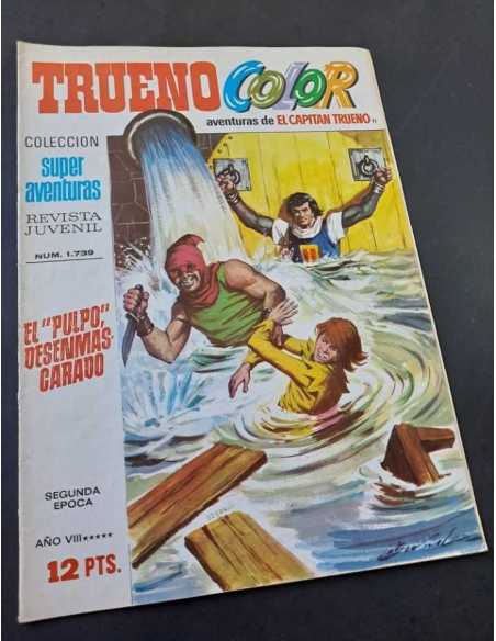 MUY BUEN ESTADO COLECCION SUPER AVENTURAS 1739 AÑO VIII TRUENO COLOR EL CAPITAN TRUENO 11 BRUGUERA