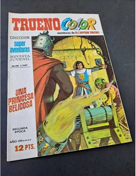 MUY BUEN ESTADO COLECCION SUPER AVENTURAS 1737 AÑO VIII TRUENO COLOR EL CAPITAN TRUENO 10 BRUGUERA