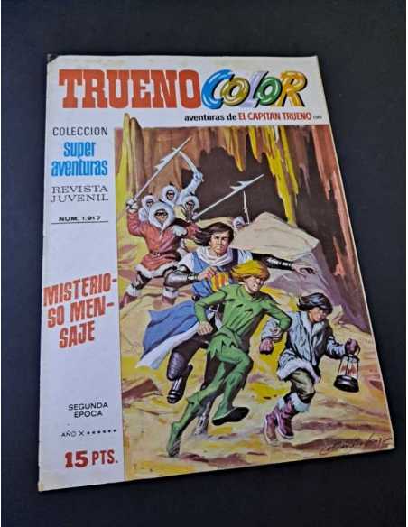 NORMAL ESTADO COLECCION SUPER AVENTURAS 1917 AÑO X TRUENO COLOR EL CAPITAN TRUENO 100 BRUGUERA