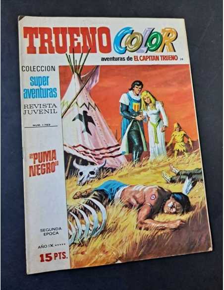 NORMAL ESTADO COLECCION SUPER AVENTURAS 1793 AÑO IX TRUENO COLOR EL CAPITAN TRUENO 38 BRUGUERA