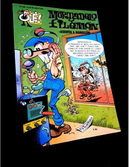 EXCELENTE ESTADO 3° TERCERA EDICION MORTADELO Y FILEMON 108 AGENTES A MOGOLLON OLE EDICIONES B