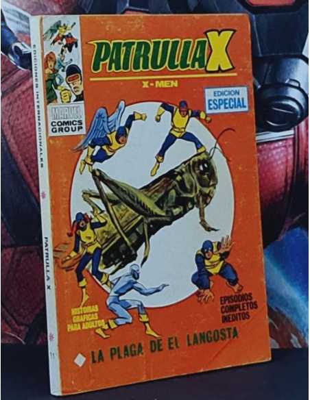 MUY BUEN ESTADO PATRULLA X 11 LA PLAGA DE EL LANGOSTA TACO 25PTAS EDICIONES INTERNACIONALES VERTICE