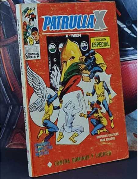 BUEN ESTADO PATRULLA X 9 CONTRA DOMINUS Y LUCIFER TACO 25PTAS EDICIONES INTERNACIONALES VERTICE