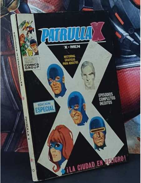 BUEN ESTADO PATRULLA X 10 LA CIUDAD EN PELIGRO TACO 25PTAS EDICIONES INTERNACIONALES VERTICE