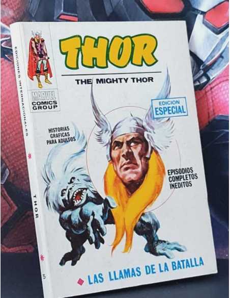 EXCELENTE ESTADO THOR 5 LAS LLAMAS DE LA BATALLA TACO EDICIONES INTERNACIONALES VERTICE