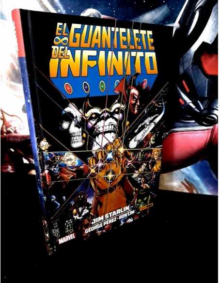 EXCELENTE ESTADO COLECCION JIM STARLIN 3 EL GUANTELETE DEL INFINITO PANINI TOMO TAPA DURA