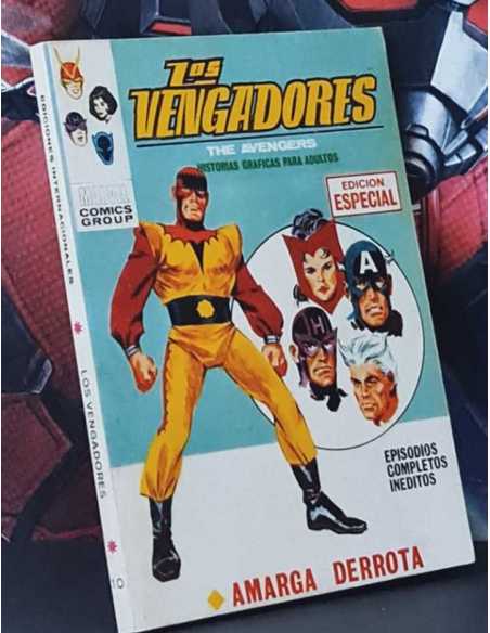 EXCELENTE ESTADO LOS VENGADORES 10 AMARGA DERROTA TACO EDICIONES INTERNACIONALES VERTICE